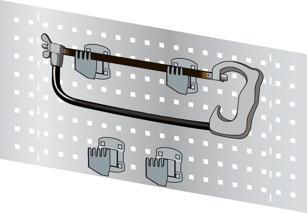 Saw holder for 4 saws 2 pcs.
