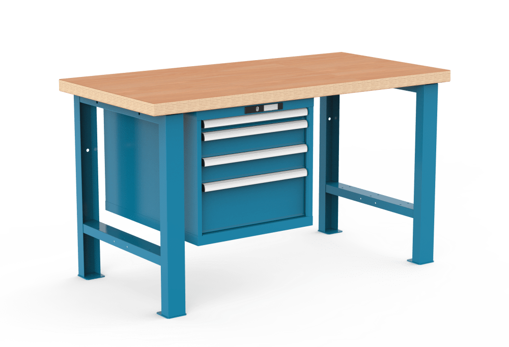 Workbench 27x36E (WxDxH) 2000x750x840mm Multiplex KEY Lock R5012