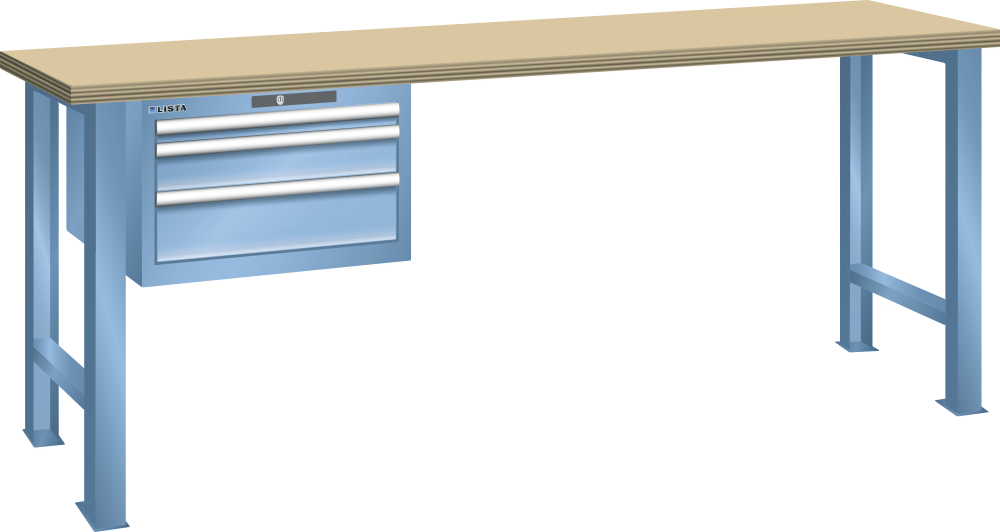 Workbench 27x36E (WxDxH) 2000x750x890mm Multiplex RFID Lock R5012