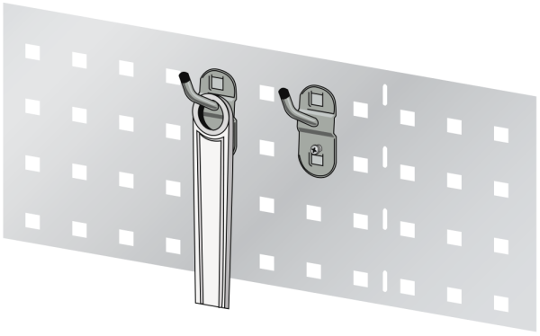 Tool holders inclined (L) 150mm 5 pcs.