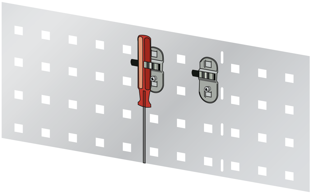 Tool clamp (L) 16mm 5 pcs.