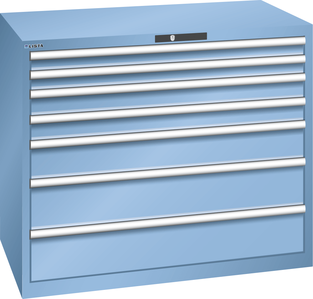 Drawer cabinet 64x36E (WxDxH) 1193x725x1000mm RFID Lock R5012