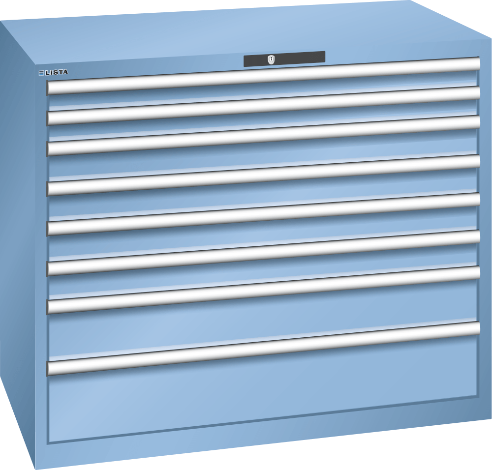 Drawer cabinet 64x36E (WxDxH) 1193x725x1000mm RFID Lock R5012