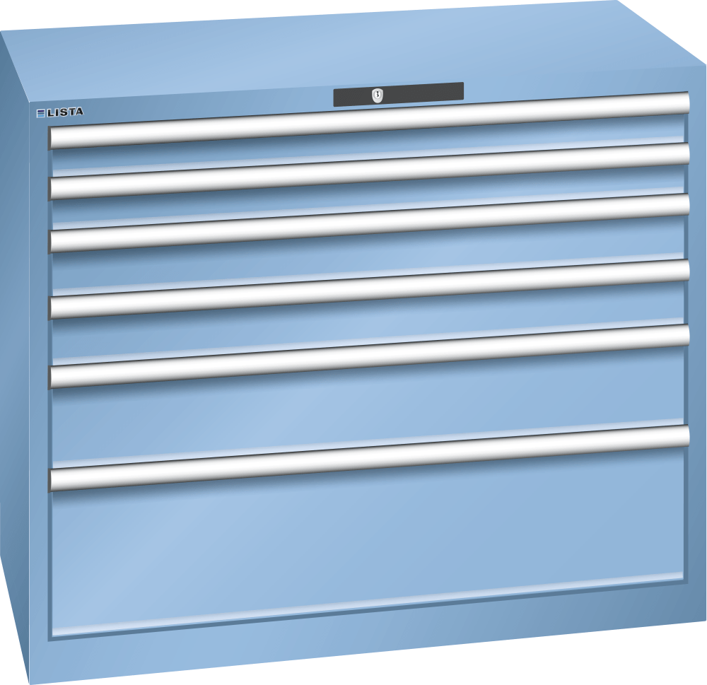 Drawer cabinet 54x27E (WxDxH) 1023x572x850mm RFID Lock R5012