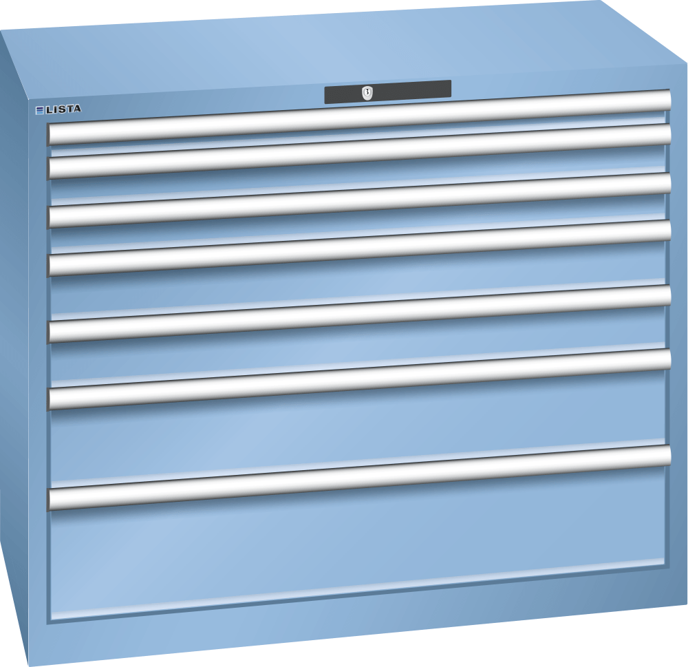 Drawer cabinet 54x27E (WxDxH) 1023x572x850mm RFID Lock R5012