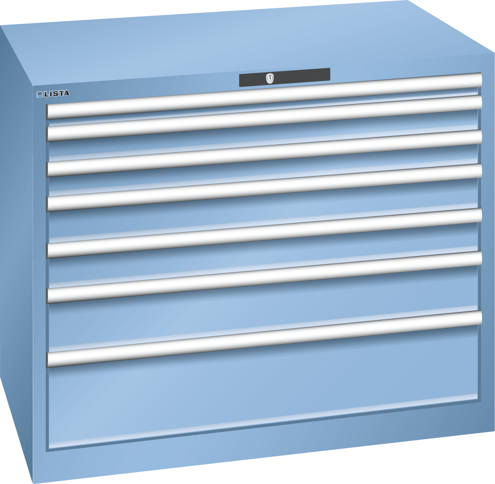 Drawer cabinet 54x36E (WxDxH) 1023x725x850mm RFID Lock R5012
