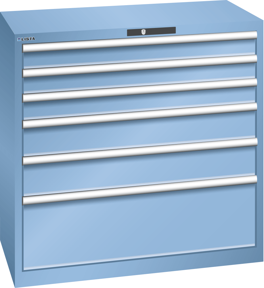 Drawer cabinet 54x27E (WxDxH) 1023x572x1000mm RFID Lock R5012