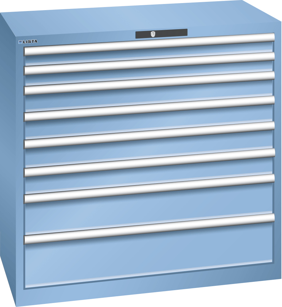 Drawer cabinet 54x27E (WxDxH) 1023x572x1000mm RFID Lock R5012