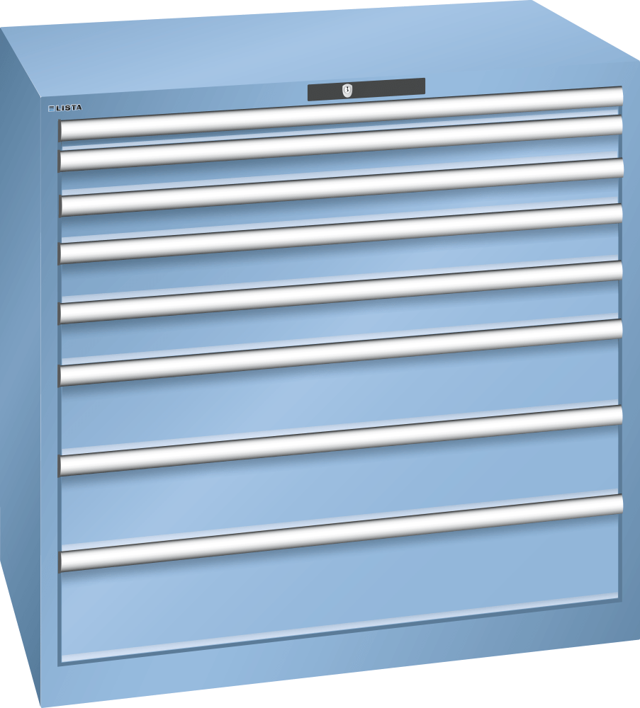 Drawer cabinet 54x36E (WxDxH) 1023x725x1000mm RFID Lock R5012