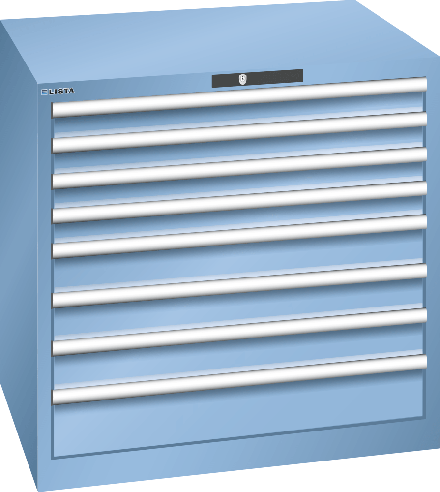 Drawer cabinet 45x36E (WxDxH) 870x725x850mm RFID Lock R5012