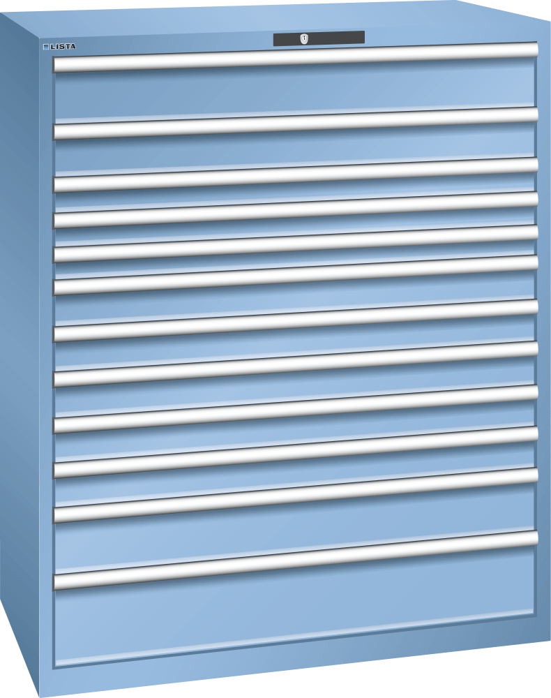 Drawer cabinet 64x36E (WxDxH) 1193x725x1450mm RFID Lock R5012