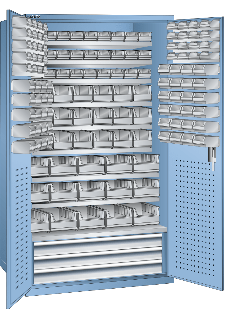 Large cabinet (WxDxH) 1100x620x1950mm KEY Lock R5012