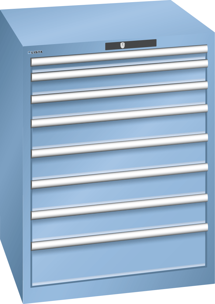 Drawer cabinet 36x36E (WxDxH) 717x725x850mm KEY Lock R5012