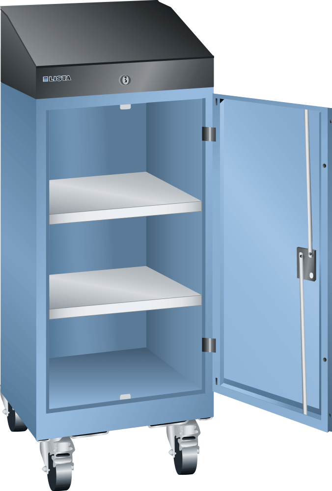 Standing desk mobile (WxDxH) 500x500x1320mm KEY Lock R5012