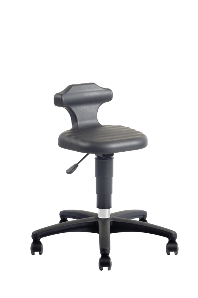 Stand up seat with castors 430-600mm Integral foam