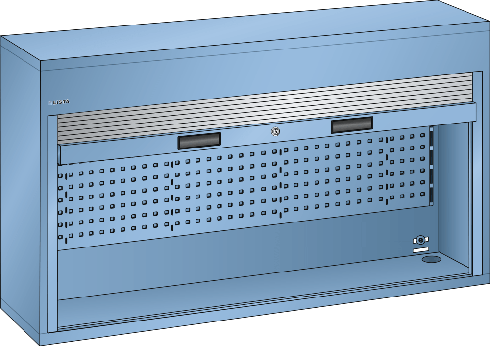 Overhead cabinet (WxDxH) 1500x250x800mm KEY Lock R5012