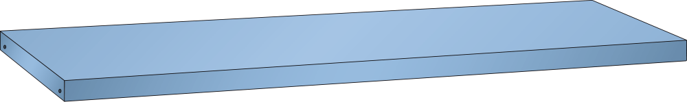 Adjustable shelf (WxDxH) 1000x350x30mm R5012