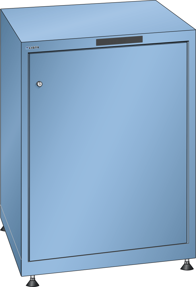 Hinged door cabinet 18x36E (WxDxH) 411x725x850mm R5012