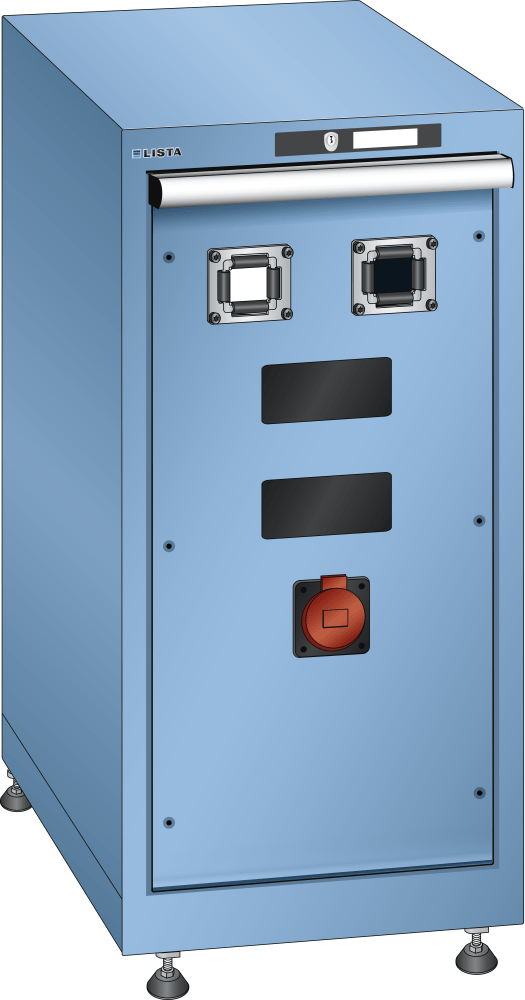 Media supply cabinet Compact 18x36E (WxDxH) 411x725x850mm R5012
