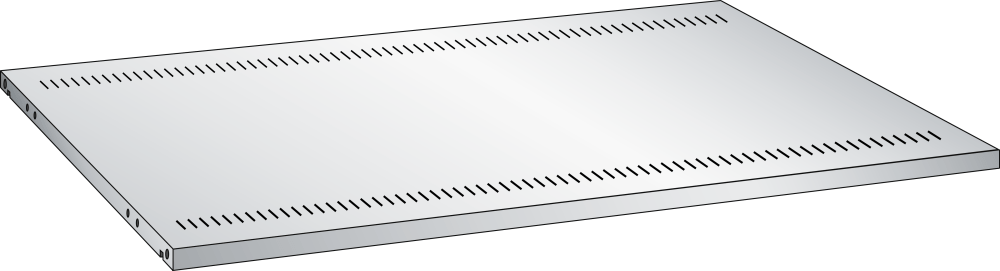 Adjustable shelf 54x36E (WxDxH) 970x701x25mm 200kg R7035