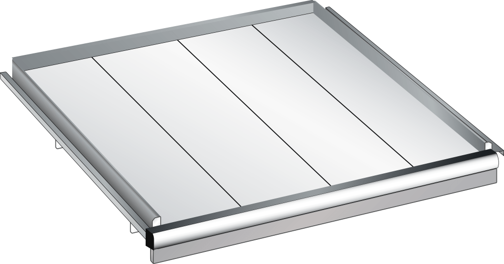 Pull-out shelf 54x27E (WxDxH) 918x459x75mm 200kg