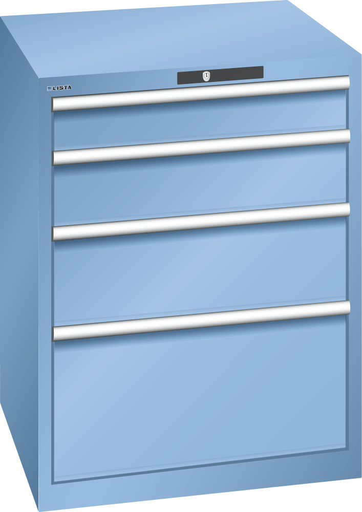 Drawer cabinet 36x36E (WxDxH) 717x725x850mm RFID Lock R5012