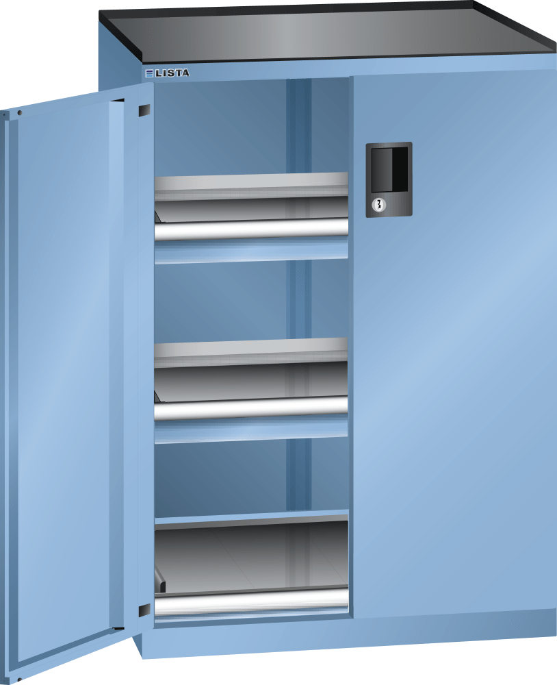 Drawer cabinet 36x27E (WxDxH) 717x600x1020mm RFID Lock R5012