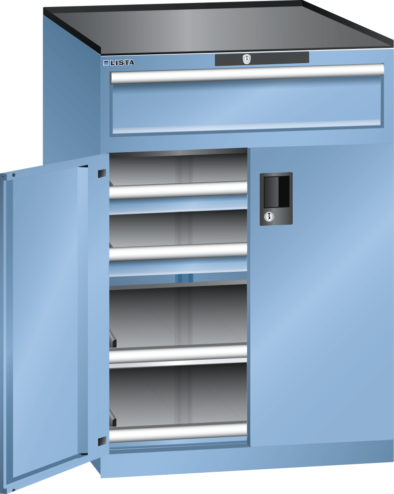 Drawer cabinet 36x36E (WxDxH) 717x753x1020mm RFID Lock R5012