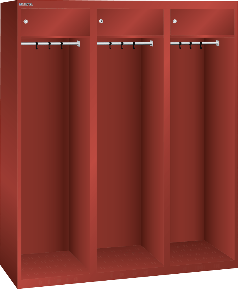 Fire brigade cabinet (WxDxH) 1500x500x1700mm 3 Abteile R3000