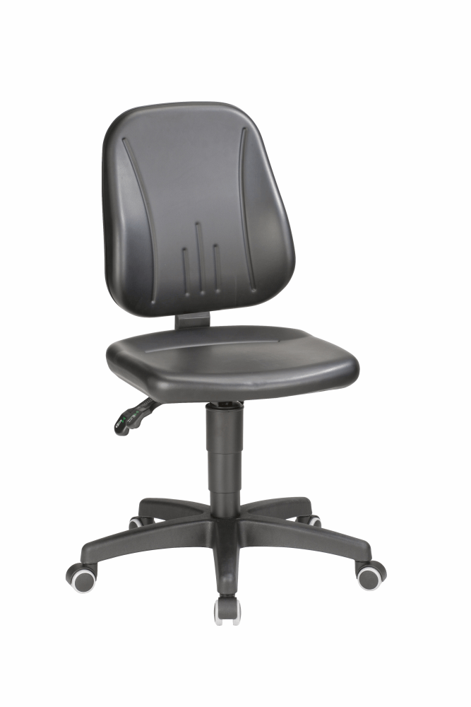 Swivel chair with castors 440-620mm Imitation leather