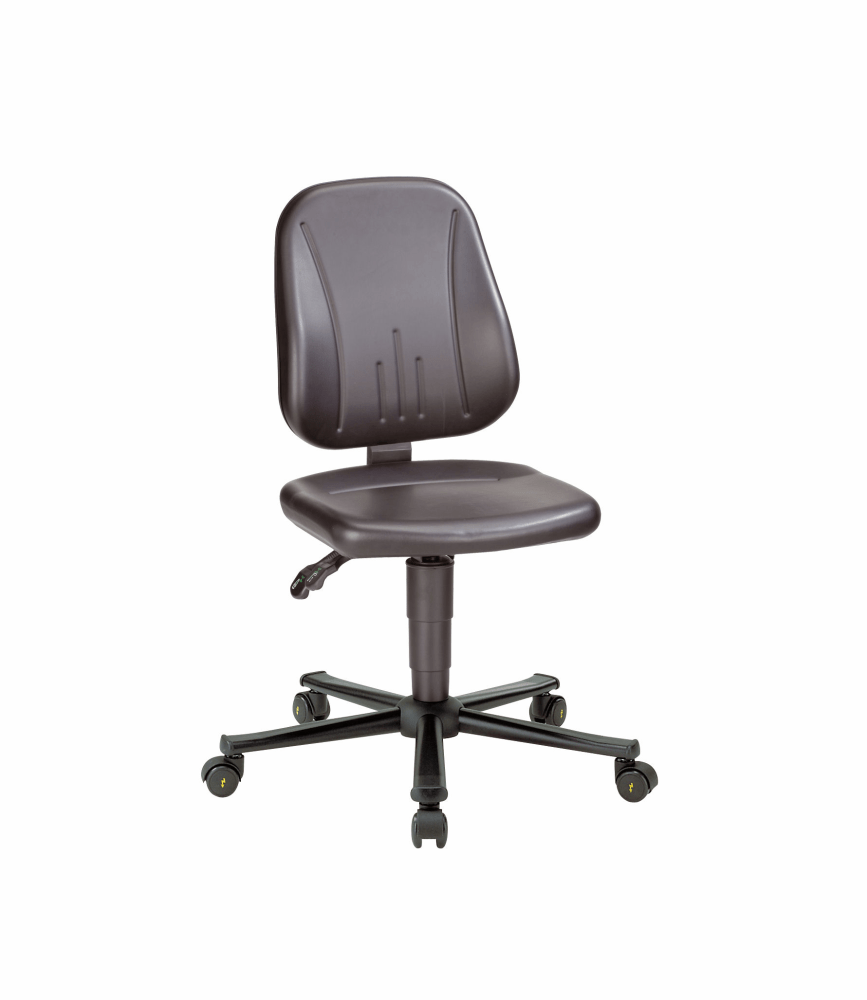 Swivel chair with castors 440-620mm ESD Iwithation leather