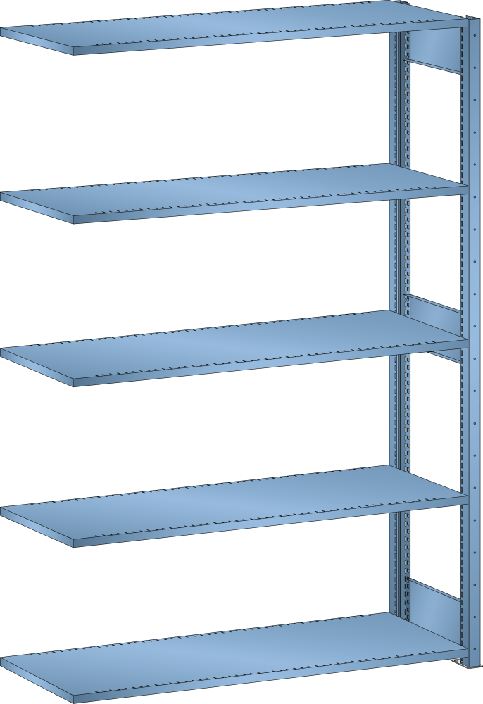 Add-on shelf L1006 (WxDxH) 1300x600x2000mm 160kg R5012