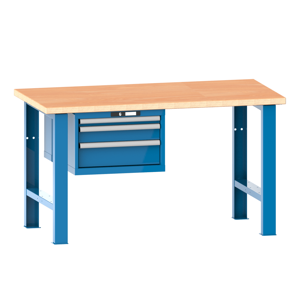 Workbench 27x36E (WxDxH) 1500x750x840mm Multiplex KEY Lock R5012