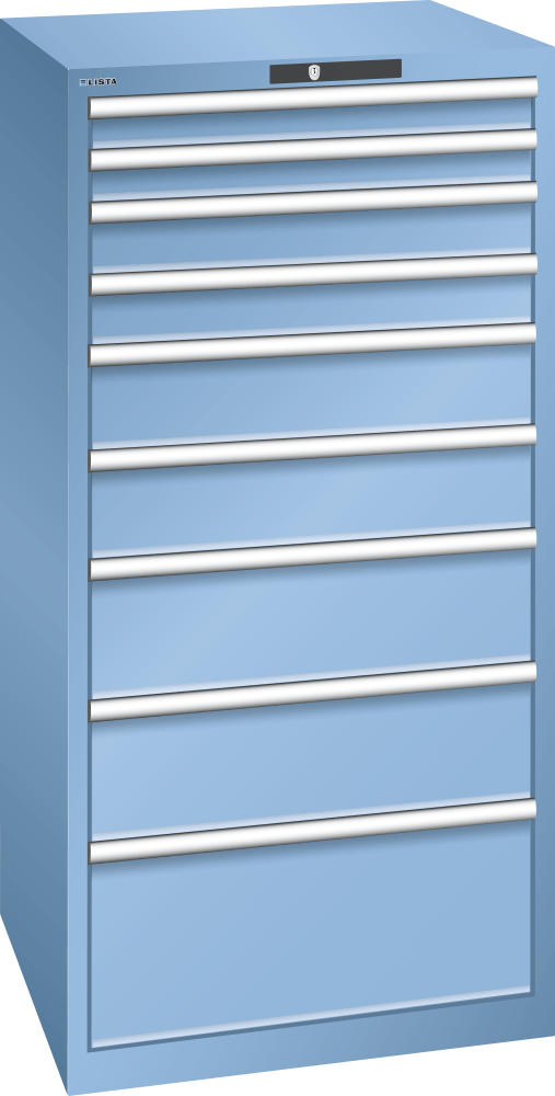 Drawer cabinet 36x36E (WxDxH) 717x725x1450mm KEY Lock R5012