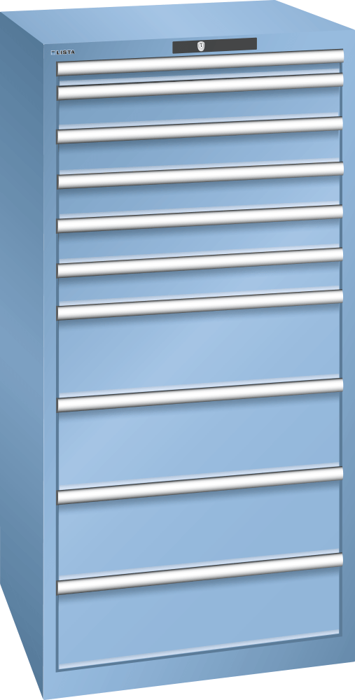 Drawer cabinet 36x36E (WxDxH) 717x725x1450mm RFID Lock R5012