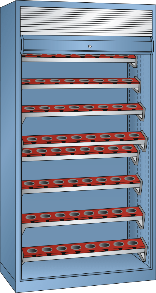 NC cabinet 54x27E (WxDxH) 1038x691x1950mm ISO-SK 50 R5012