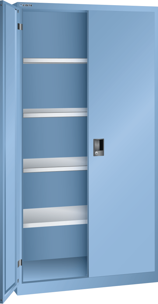 Hinged door cabinet (WxDxH) 1000x500x1950mm RFID Lock R5012