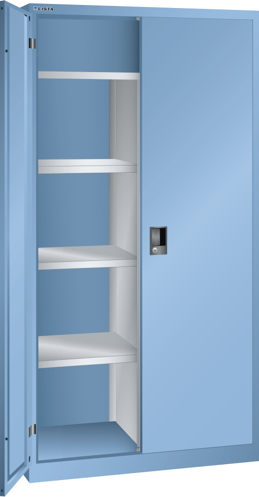 Hinged door cabinet (WxDxH) 1000x500x1950mm RFID Lock R5012