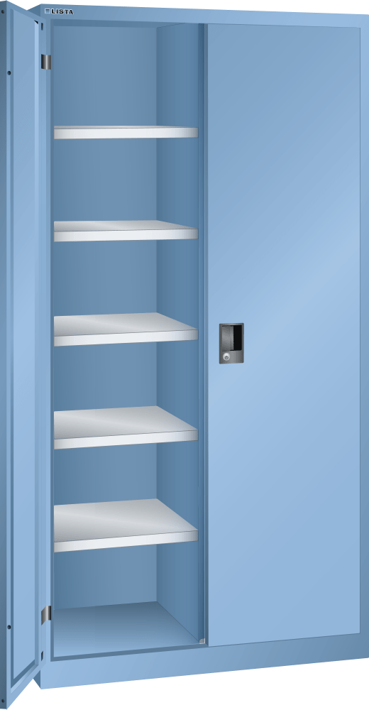 Hinged door cabinet (WxDxH) 1000x500x1950mm RFID Lock R5012
