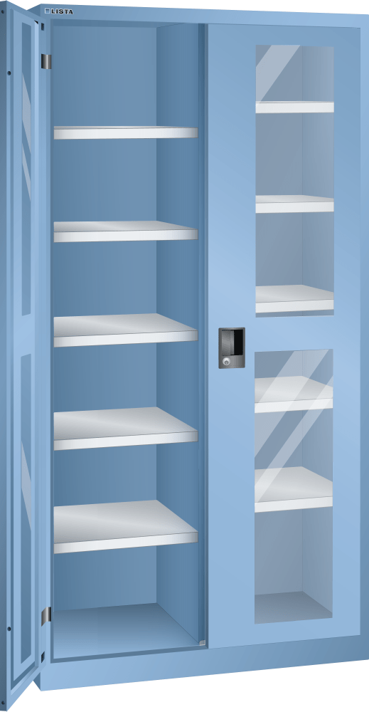 Hinged door cabinet (WxDxH) 1000x580x1950mm RFID Lock R5012
