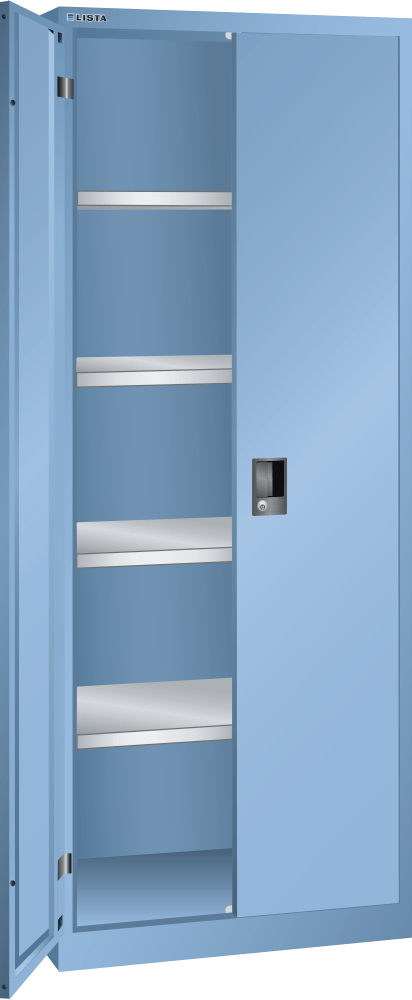 Hinged door cabinet (WxDxH) 750x500x1950mm RFID Lock R5012