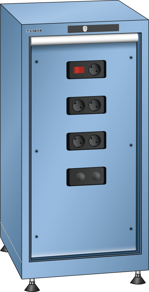 Power module cabinet 18x36E (WxDxH) 411x725x850mm type GB R5012
