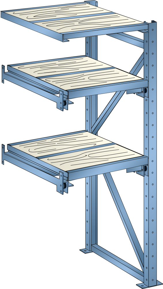 Add-on shelf (WxDxH) 890x860x2000mm R5012