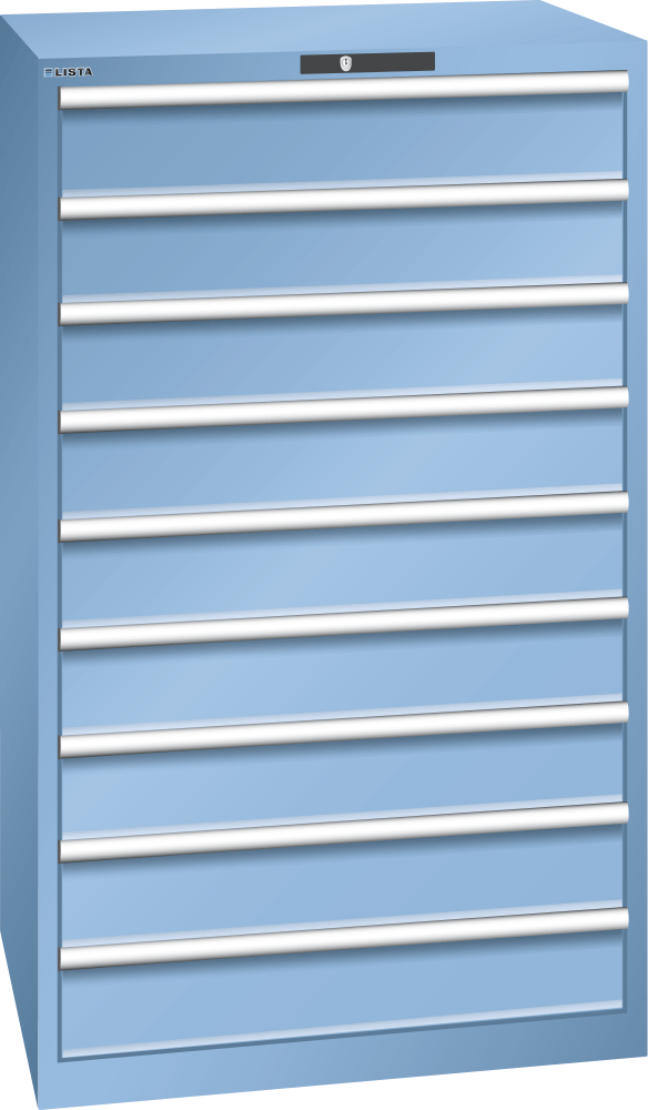 Drawer cabinet 45x36E (WxDxH) 870x725x1450mm RFID Lock R5012