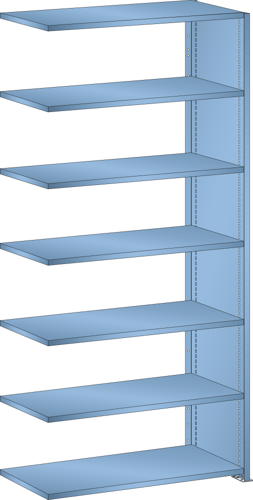 Add-on shelf L1006 (WxDxH) 1000x500x2200mm 160kg R5012