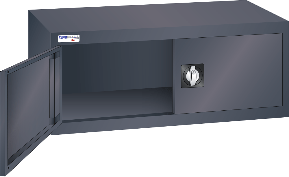 Wall-mounted cabinet (WxDxH) 2000x300x800mm R7016