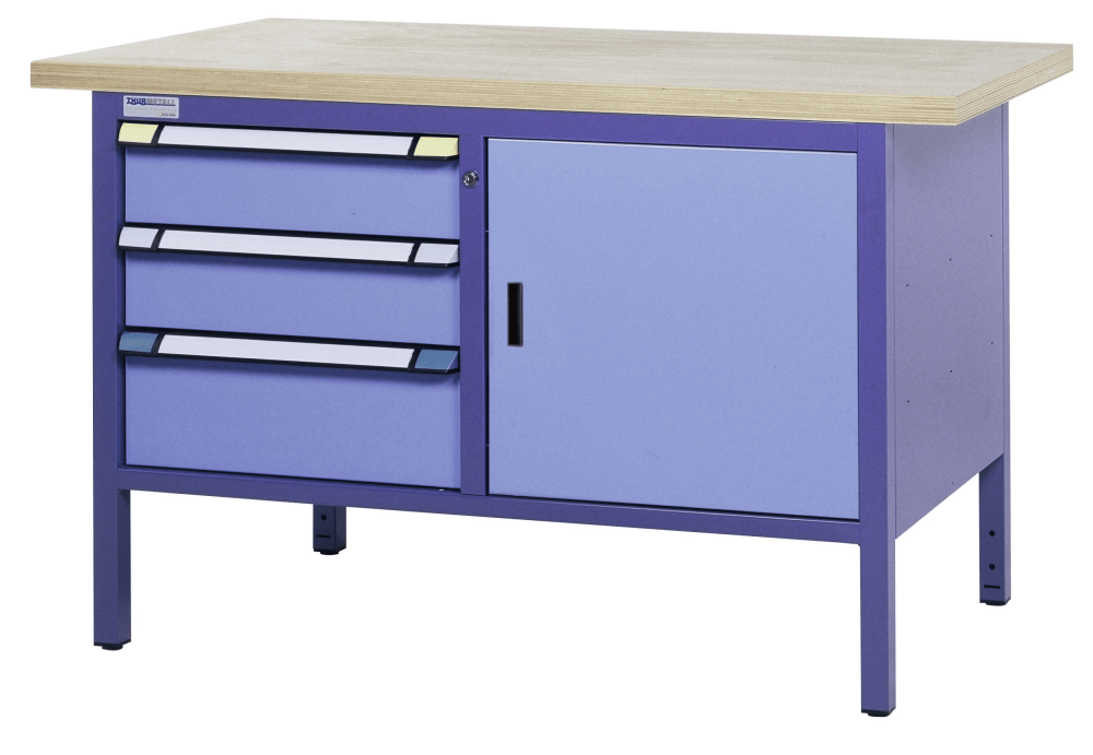 Compact workbench (WxDxH) 1500x700x840mm KEY Lock N4040/N1060
