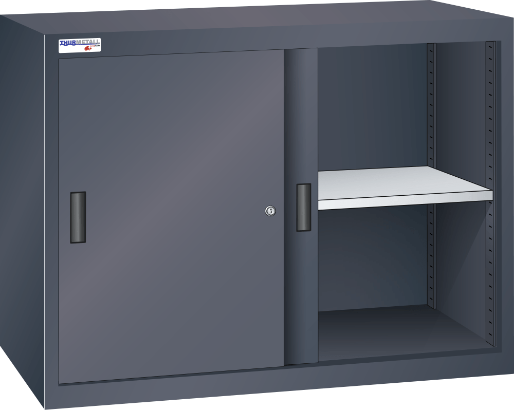 Wall-mounted cabinet (WxDxH) 2000x300x800mm R7016