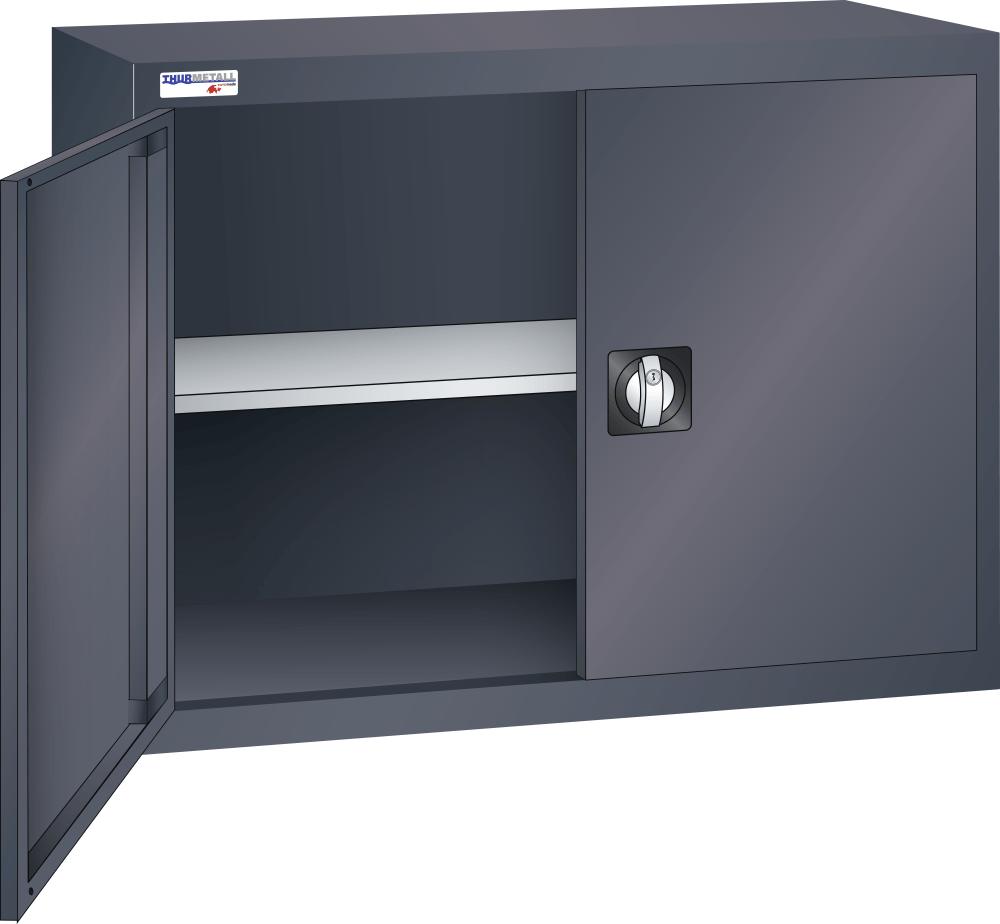 Wall-mounted cabinet (WxDxH) 2000x300x800mm R7016