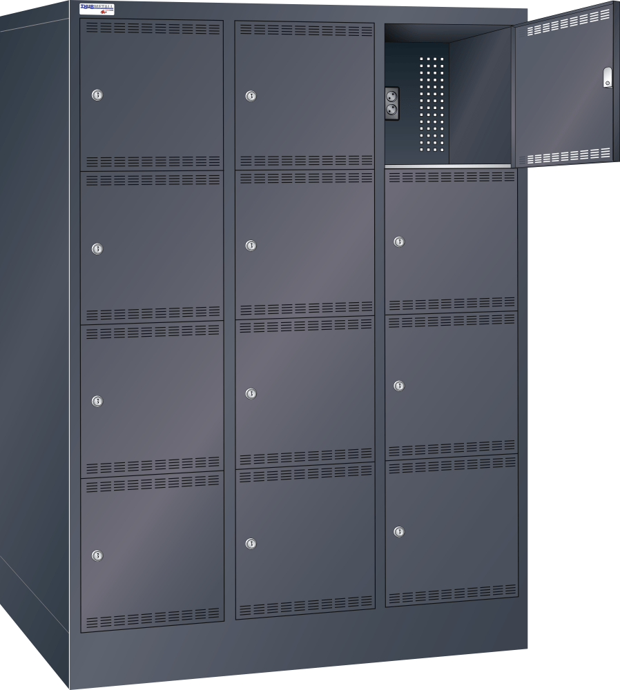 Battery charging cabinet (WxDxH) 1205x582x1790mm GB R7016